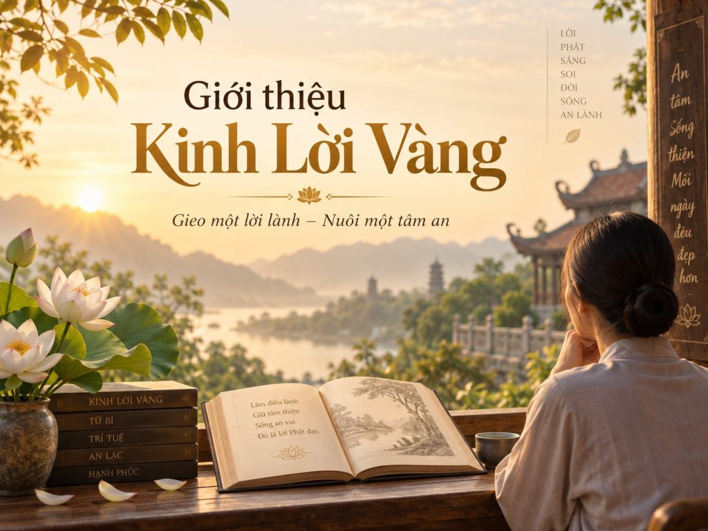 Giới thiệu Kinh Lời Vàng - Gieo một lời lành, nuôi một tâm an
